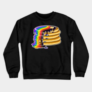 Philadelphia Philly Pride LGBT Pancakes - Gay Rainbow Crewneck Sweatshirt